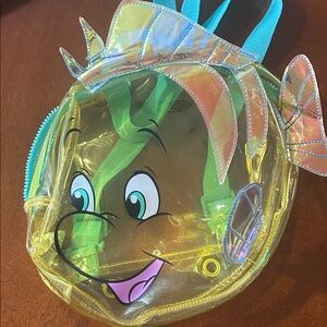 Disney Transparent Flounder Little Mermaid Backpack